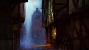 city illustration old